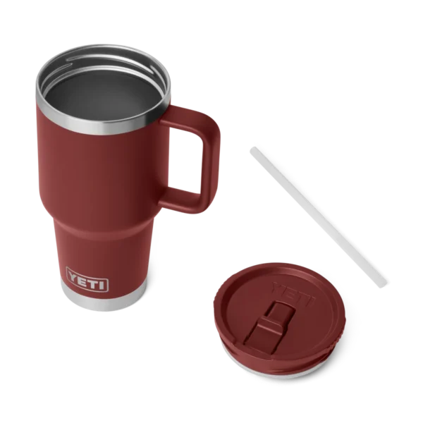 Yeti Rambler 30oz Travel Straw Mug - Stag Red3