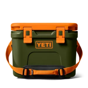 Yeti Roadie 15 Hard Cooler - Olive/King Crab Orange