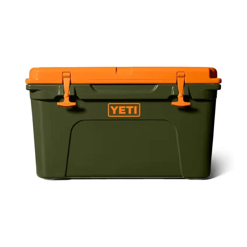 Yeti Tundra 45 Hard Cooler - Olive/King Crab Orange
