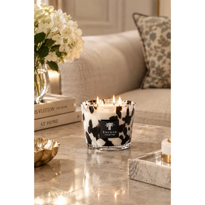 Baobab Classique Scented Candle - Pearls Black