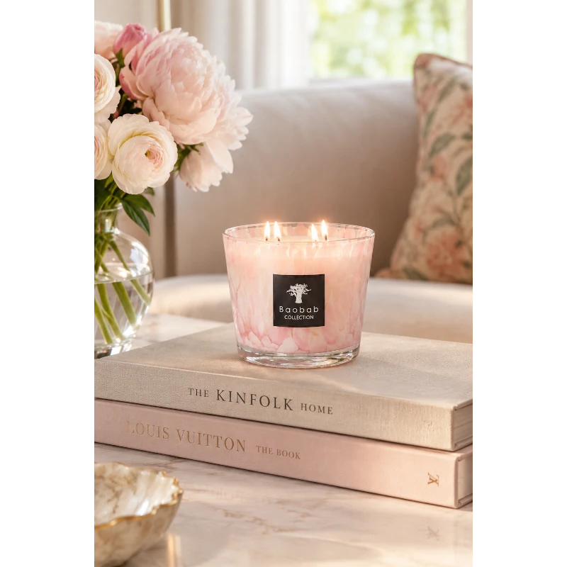 Baobab Classique Scented Candle - Pearls White