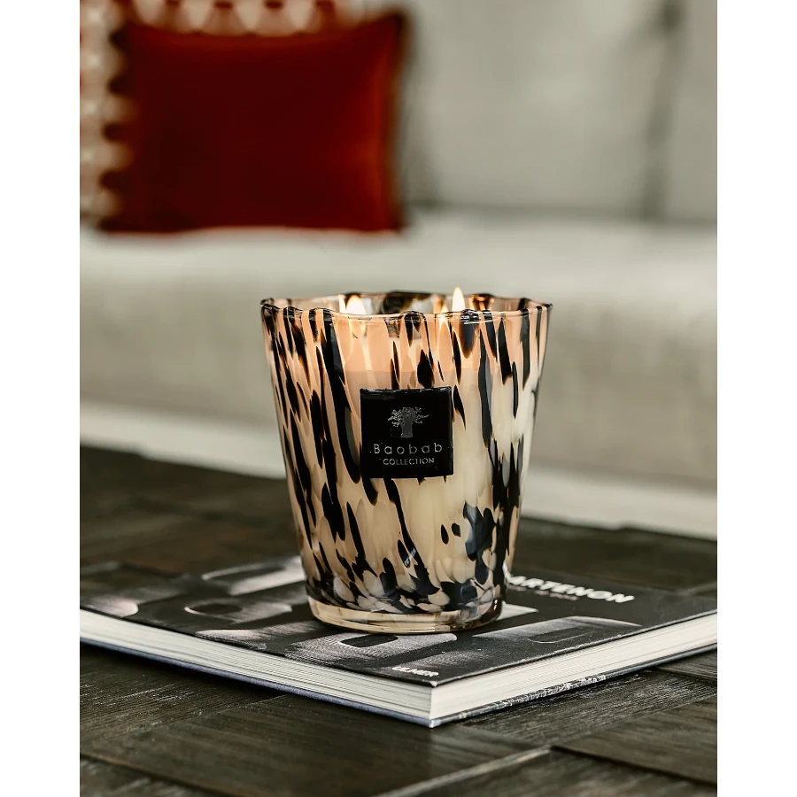 Baobab Signature Scented Candle - Pearls Black