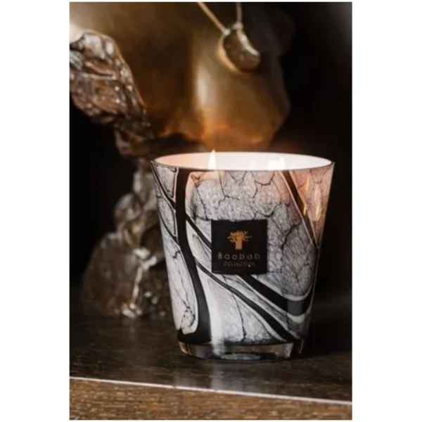 Baobab Signature Scented Candle - Stones Marble