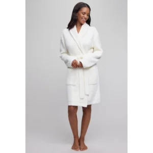 Barefoot Dreams CozyChic Waffle Robe - Pearl