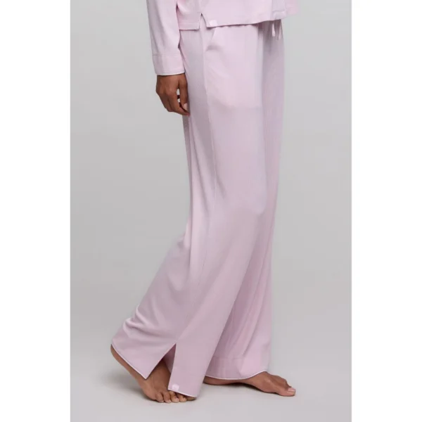 Barefoot Dreams Ultra Soft Rib Sleep Pant - Petal/Pearl