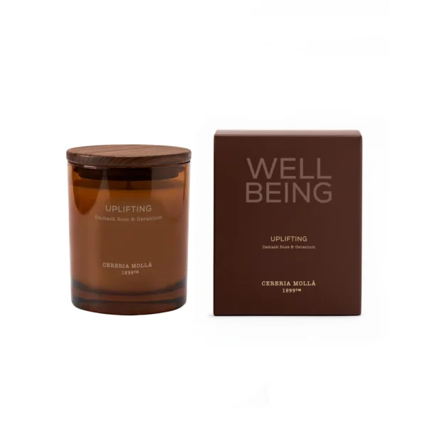 Cereria Mollá 'Uplifting' Damask Rose & Geranium 8oz Candle