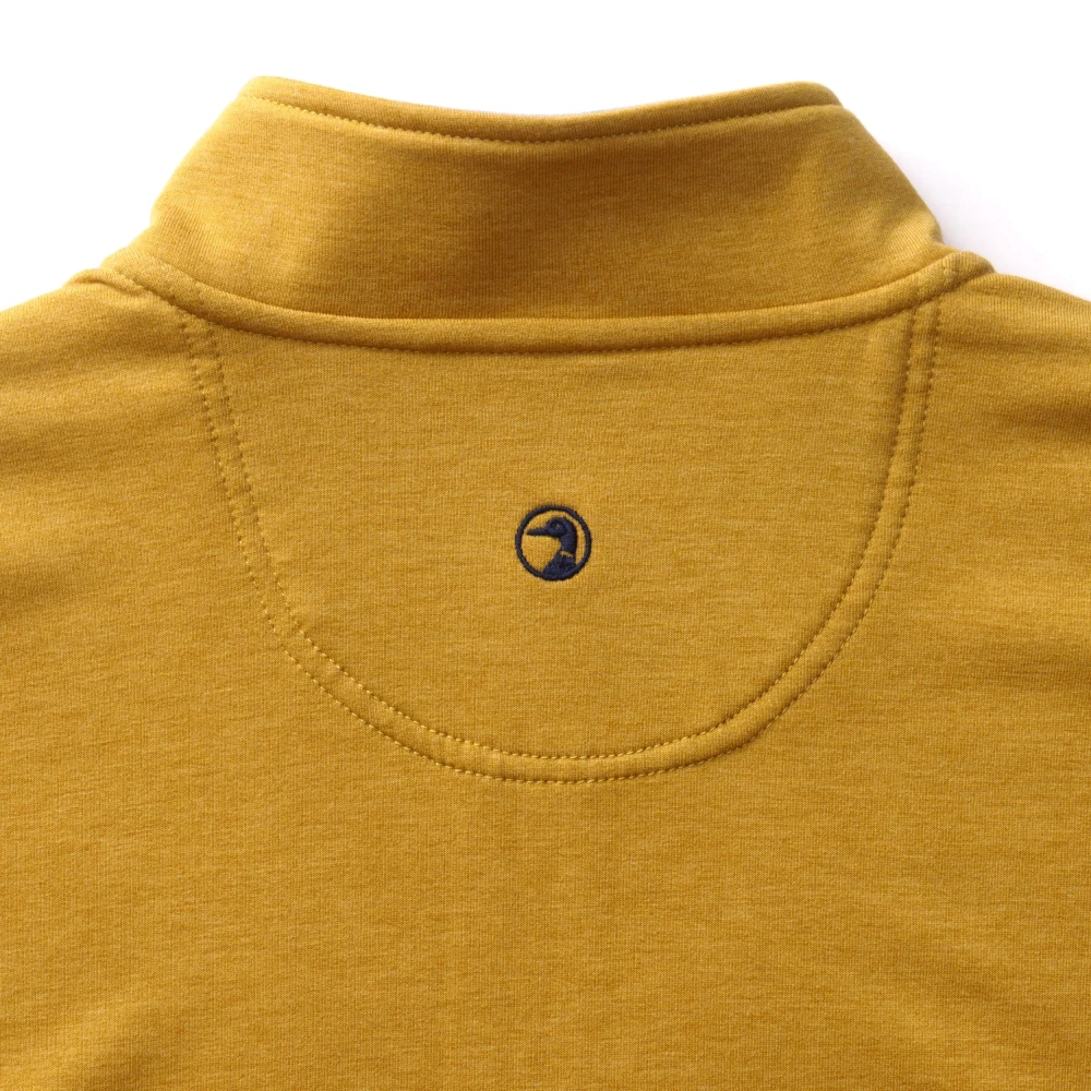 Duck Head Dunmore Performance 1/4 Zip Pullover - Amberwood Heather