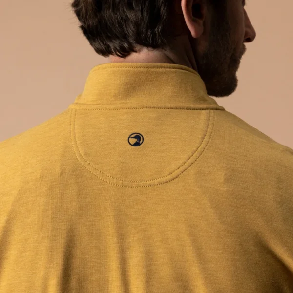 Duck Head Dunmore Performance 1/4 Zip Pullover - Amberwood Heather