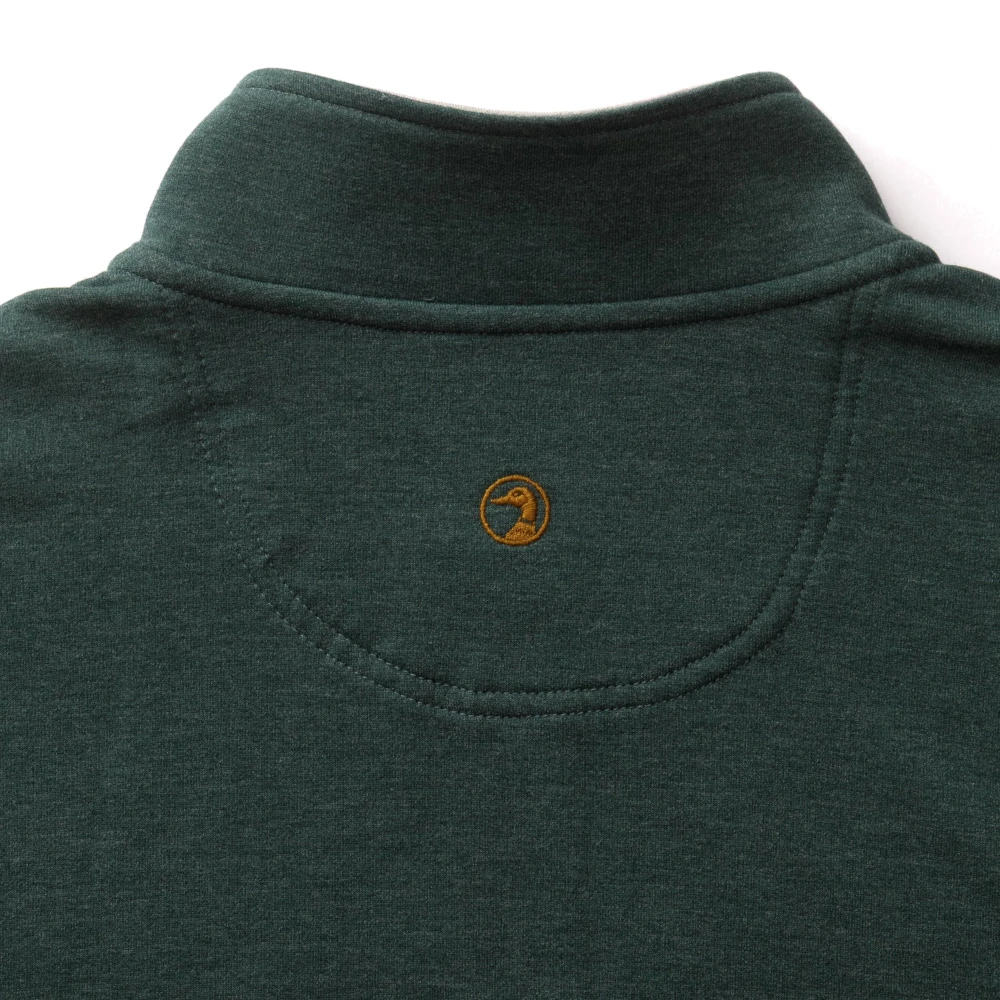 Duck Head Dunmore Performance 1/4 Zip Pullover - Pine Grove Heather
