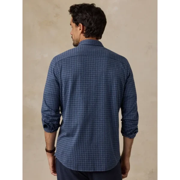 Faherty Coastline Knit Shirt - Clearbrook Gingham