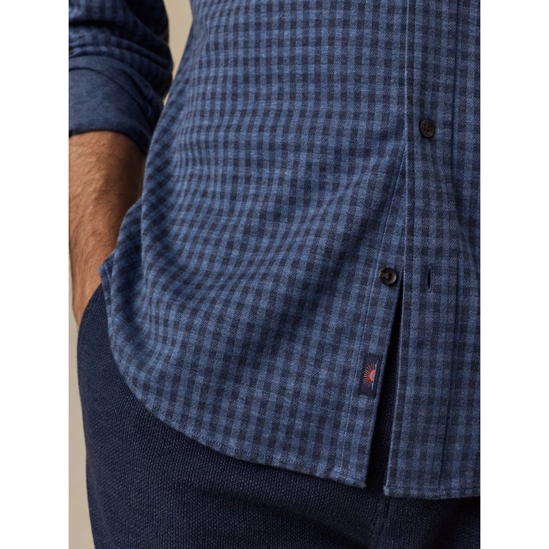 Faherty Coastline Knit Shirt - Clearbrook Gingham
