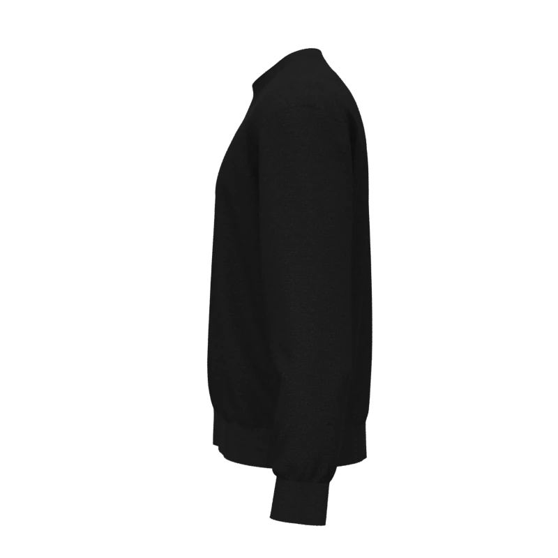 Faherty Jackson Crew Sweater - Wolf Black Heather