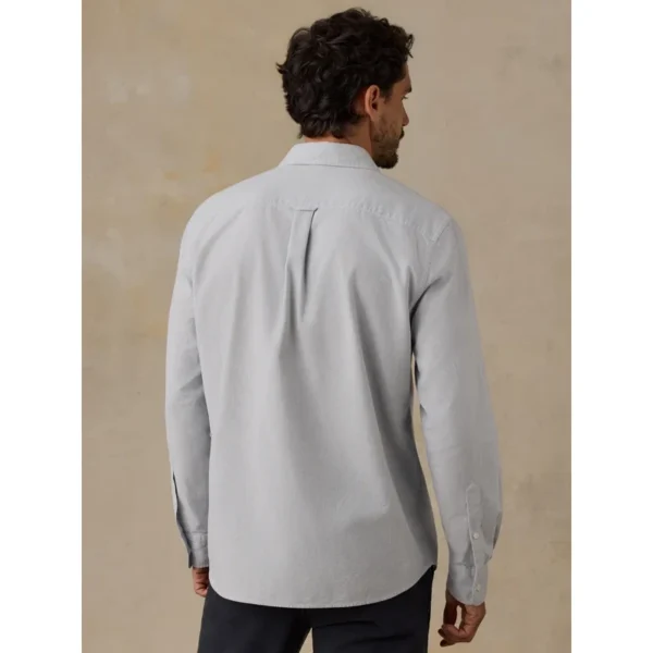 Faherty Laundered Oxford Shirt - Classic Blue Stripe