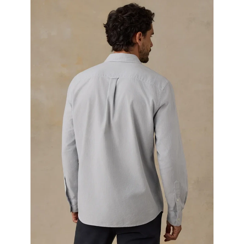 Faherty Laundered Oxford Shirt - Classic Blue Stripe