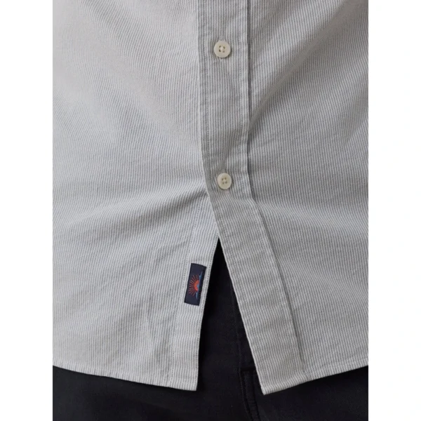 Faherty Laundered Oxford Shirt - Classic Blue Stripe