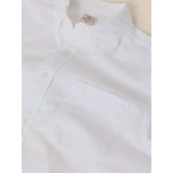 Faherty Laundered Oxford Shirt - Pure White