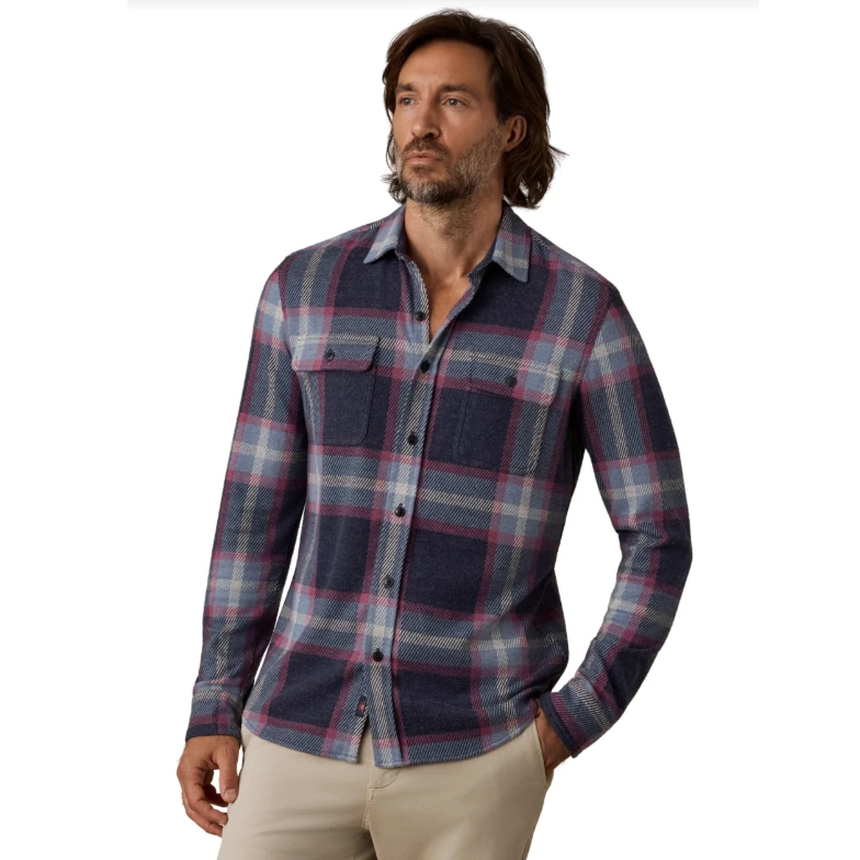 Faherty Legend Sweater Shirt - Deer Lake Plaid