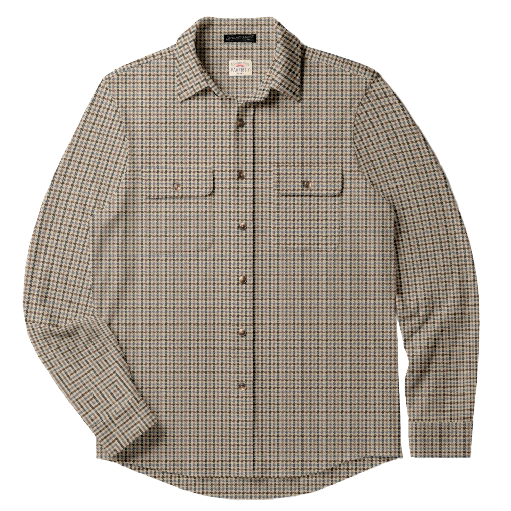 Faherty Legend Sweater Shirt - Grand Island Check