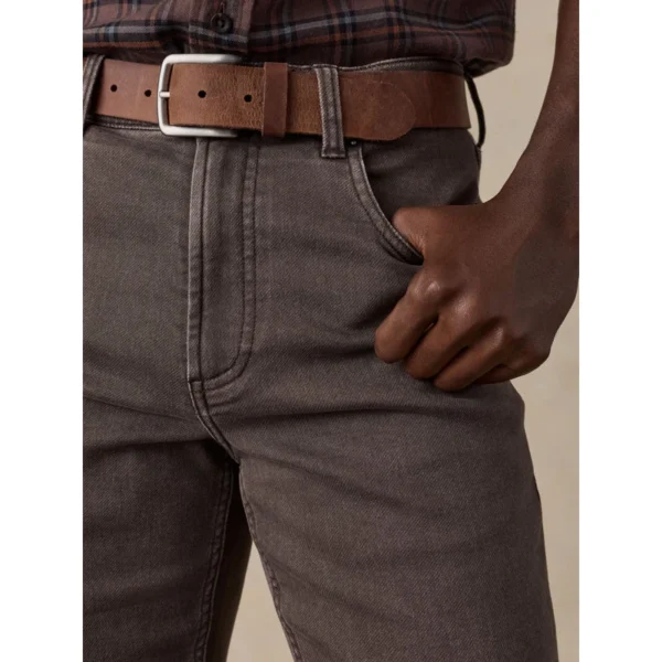 Faherty Stretch Terry 5-Pocket Pant - Coast Brown