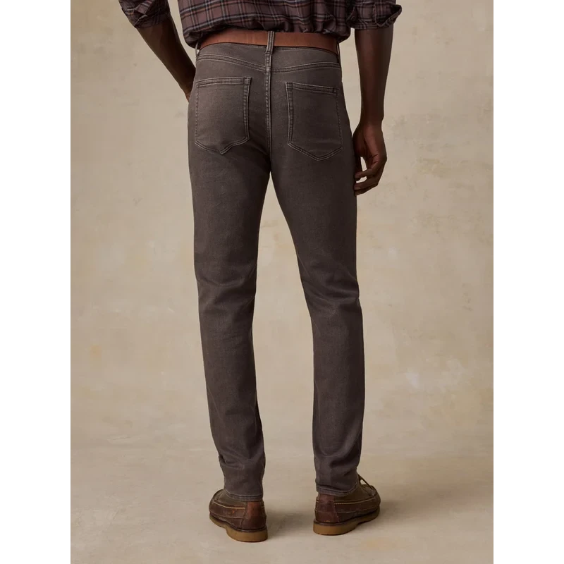 Faherty Stretch Terry 5-Pocket Pant - Coast Brown