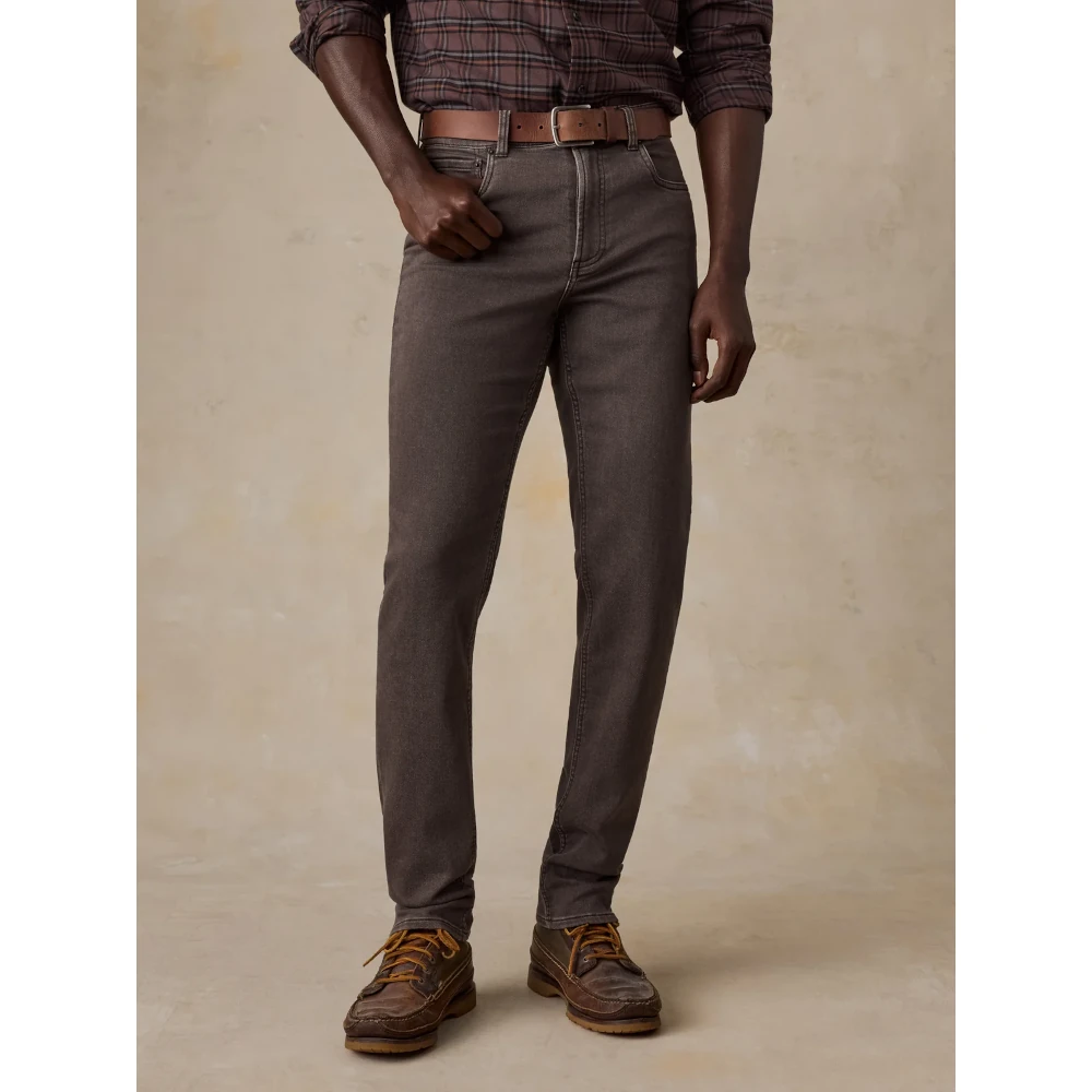 Faherty Stretch Terry 5-Pocket Pant - Coast Brown Faherty Stretch Terry 5-Pocket Pant - Coast Brown