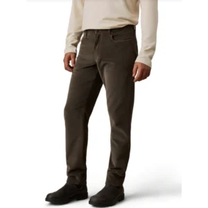 Faherty Stretch Terry Corduroy 5-Pocket Pant - Coast Brown