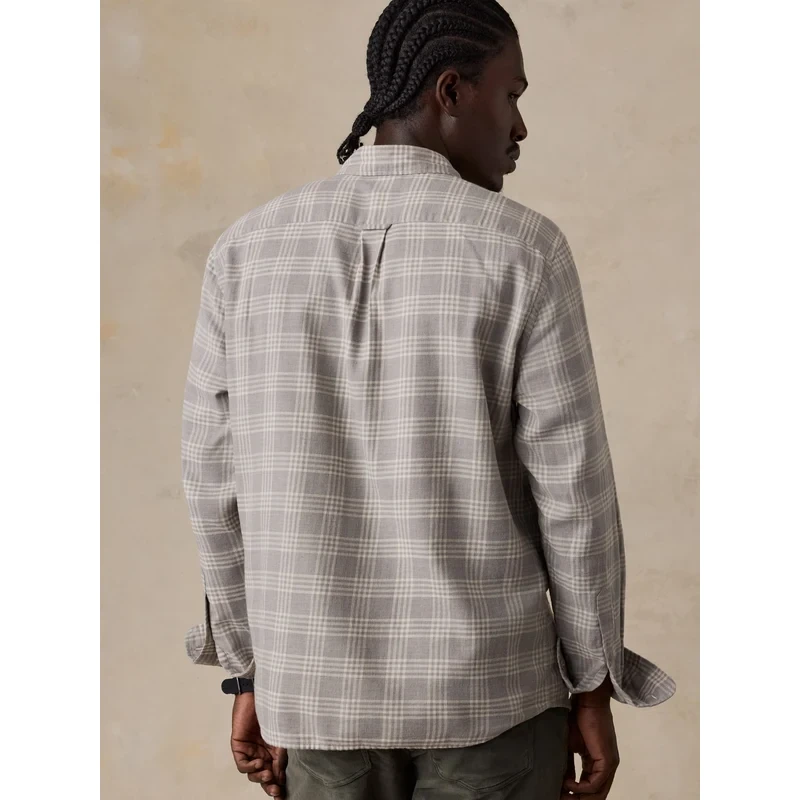 Faherty Timberline Brushed Twill Shirt - Open Tundra Plaid