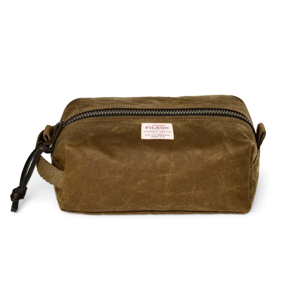 Filson Tin Cloth Dopp Kit - Dark Tan