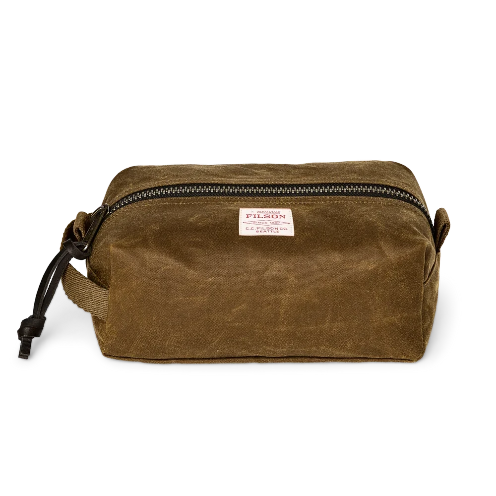 Filson Tin Cloth Dopp Kit - Dark Tan