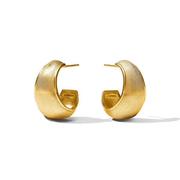 Julie Vos Cobblestone Statement Hoop Earring