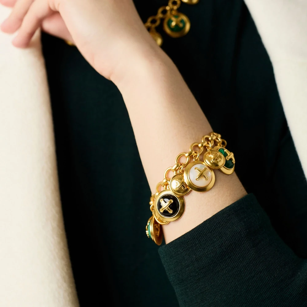 Julie Vos Essex Charm Bracelet
