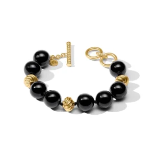Julie Vos Ravello Bracelet - Obsidian Black