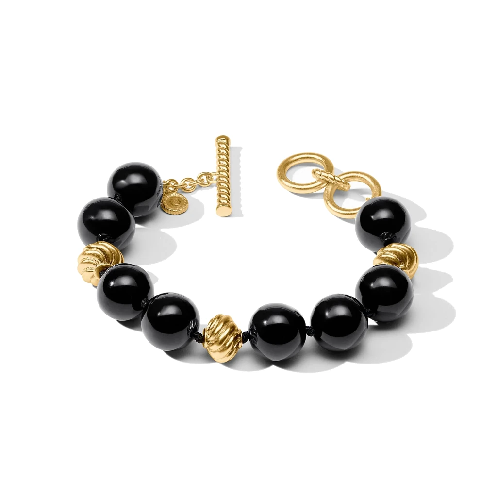 Julie Vos Ravello Bracelet - Obsidian Black