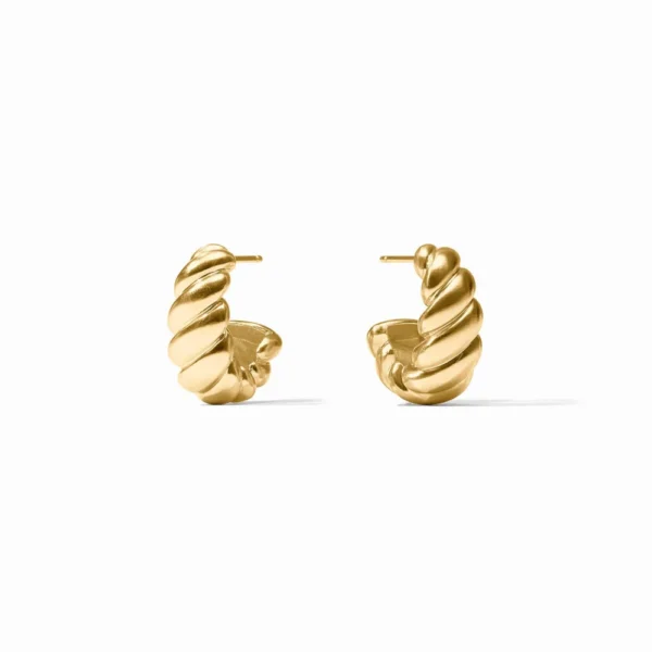 Julie Vos Ravello Statement Hoop - Gold