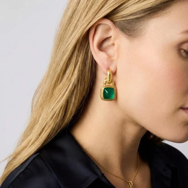 Julie Vos Sahara Hoop & Charm Earring