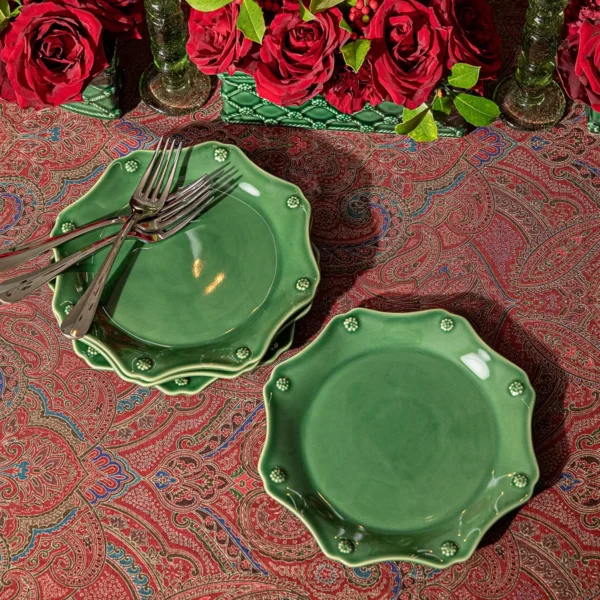 Juliska Berry & Thread Scalloped Dessert/Salad Plate - Basil