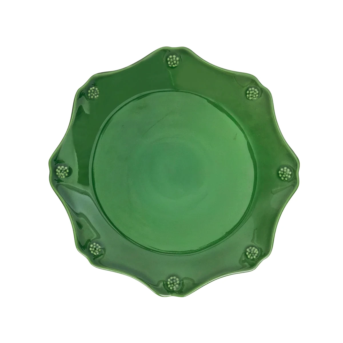 Juliska Berry & Thread Scalloped Dessert/Salad Plate - Basil