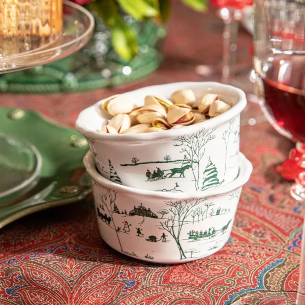 Juliska Country Estate Winter Frolic Ramekin - Evergreen