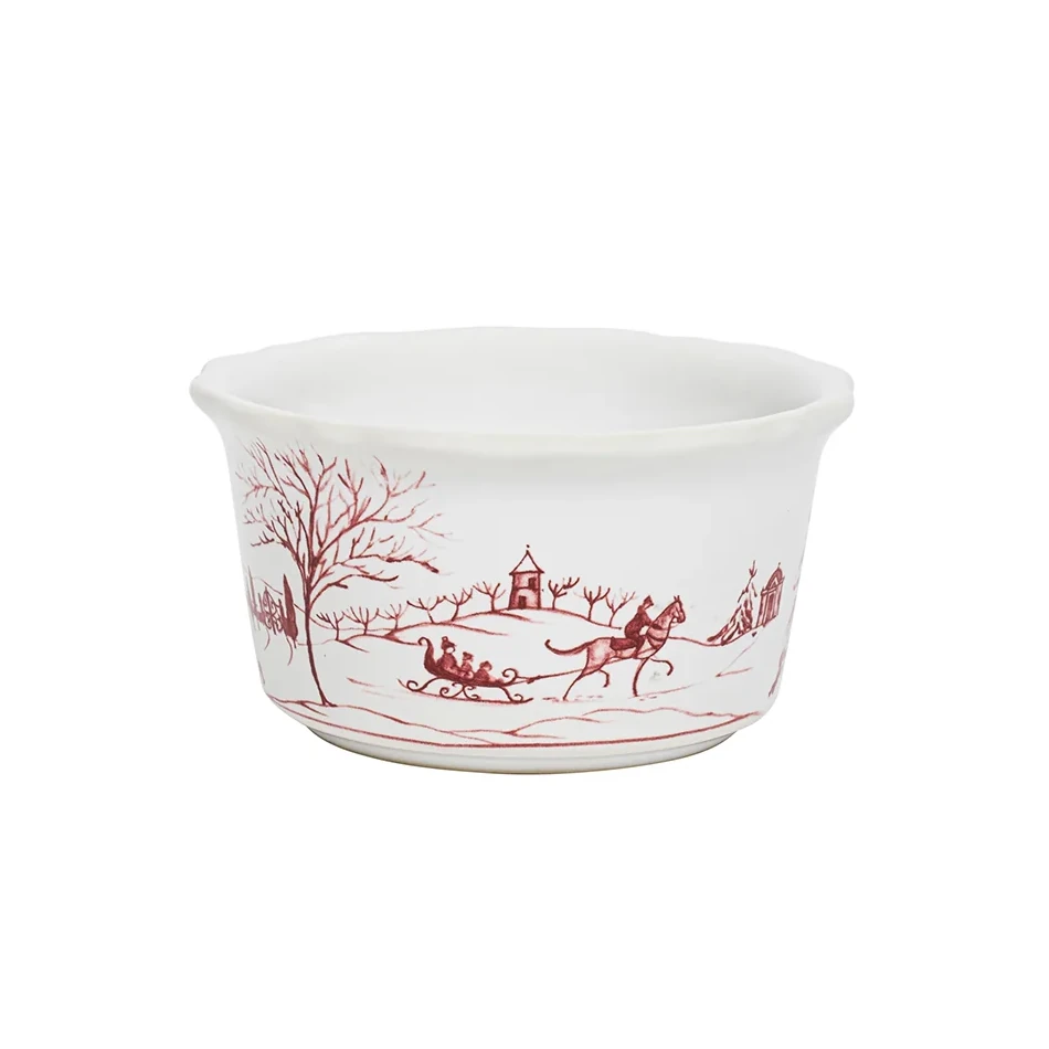 Juliska Country Estate Winter Frolic Ramekin - Ruby