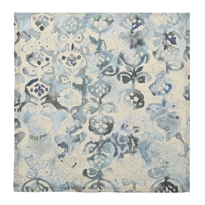 Kim Seybert Giverny Napkin - Blue & Gray
