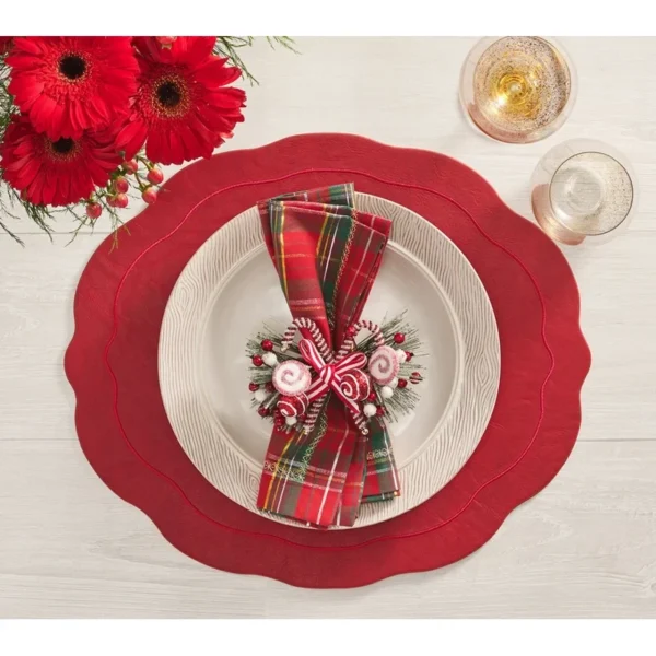 Kim Seybert Tailored Placemat - Ruby