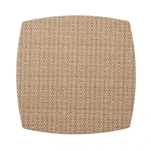 Kim Seybert Twill Placemat - Brown & White