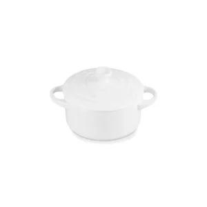 Le Creuset 24 oz. Mini Round Cocotte - White