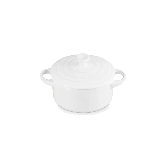 Le Creuset 24 oz. Mini Round Cocotte - White