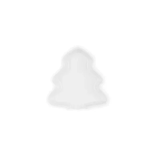 Le Creuset Noël Tree Spoon Rest - White