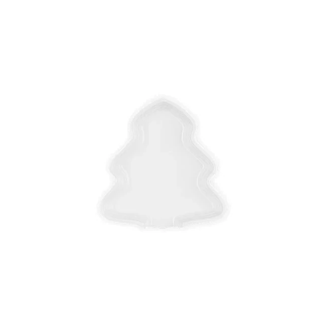 Le Creuset Noël Tree Spoon Rest - White Le Creuset Noël Tree Spoon Rest - White