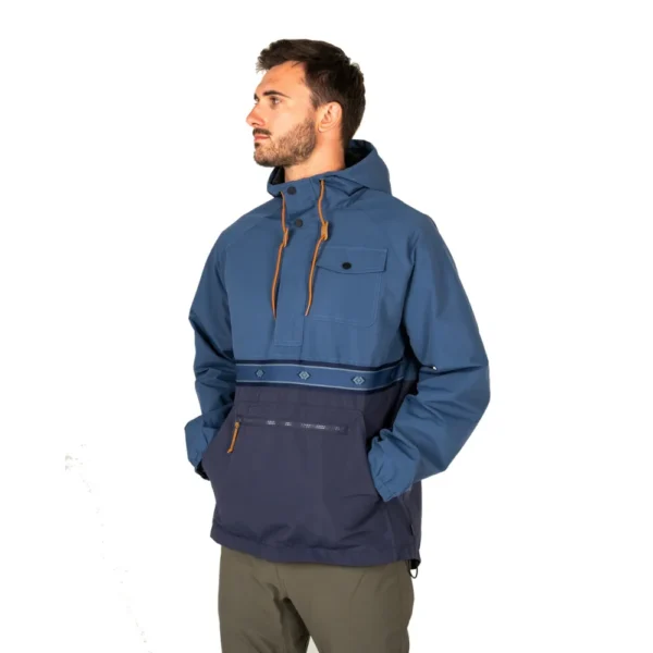 Marsh Wear Portside Anorak Jacket - Dark Denim
