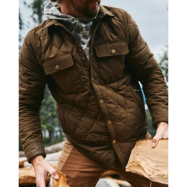 Marsh Wear Saluda Puff Shacket - Desert Palm