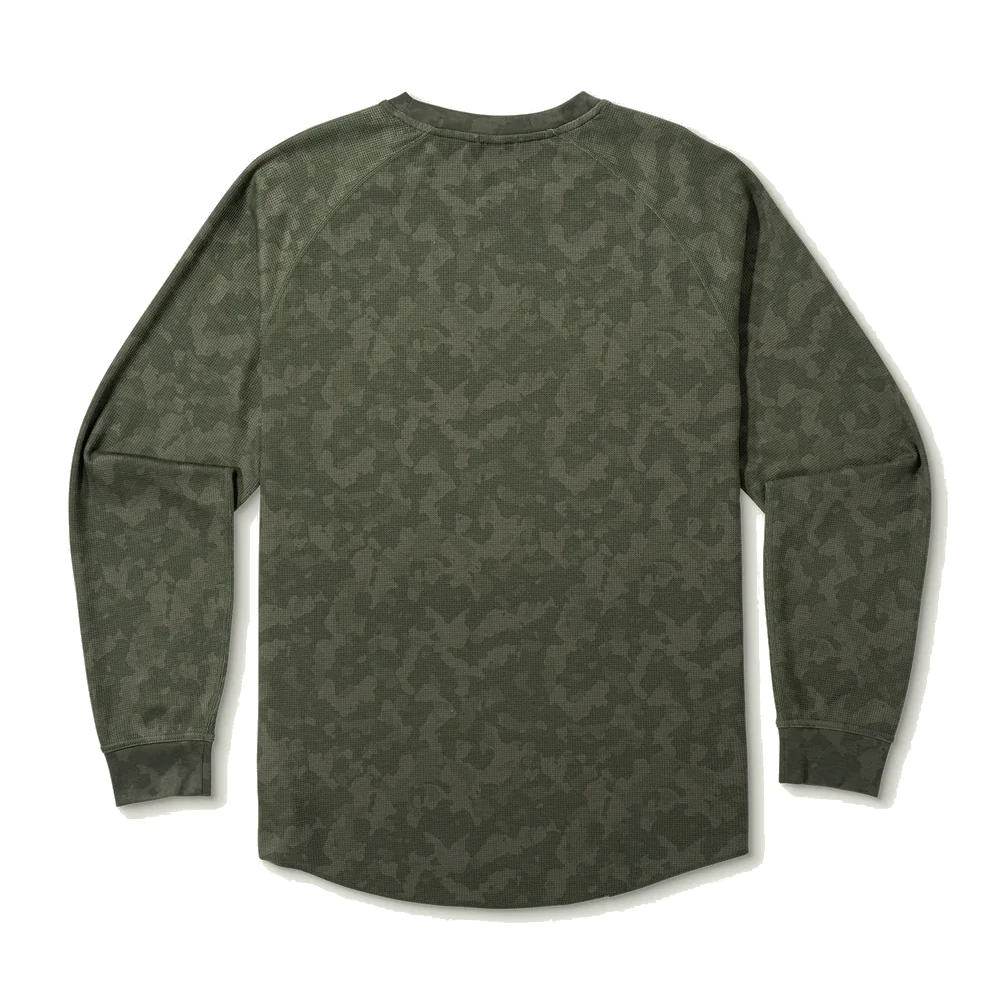Marsh Wear Surfside Long-Sleeve Waffle Shirt - Fossil Foxhole Camo