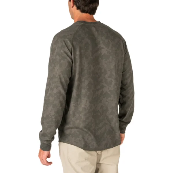 Marsh Wear Surfside Long-Sleeve Waffle Shirt - Fossil Foxhole Camo